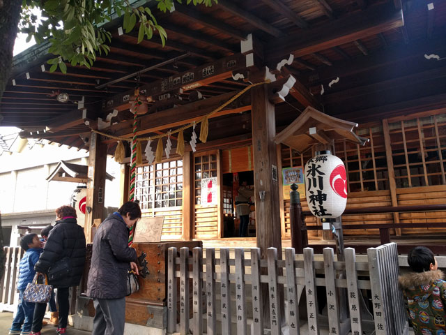 Hikawa shrine in Nakano Shimbashi